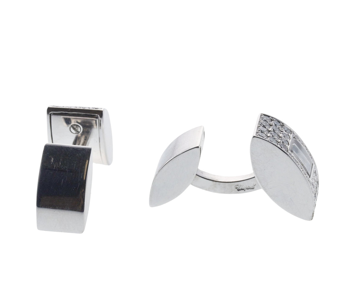Chopard Happy Diamonds Gold Cufflinks – Oak Gem Chopard Happy Diamonds Gold Cufflinks – Oak Gem