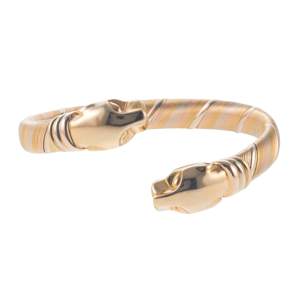 CRN6710117 - Panthère de Cartier bracelet - Rose gold, black lacquer, onyx,  tsavorite garnets - Cartier