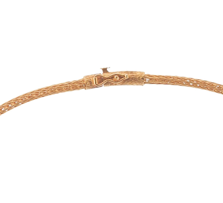 Lalaounis Greece Sodalite Gold Hercules Knot Pendant Necklace