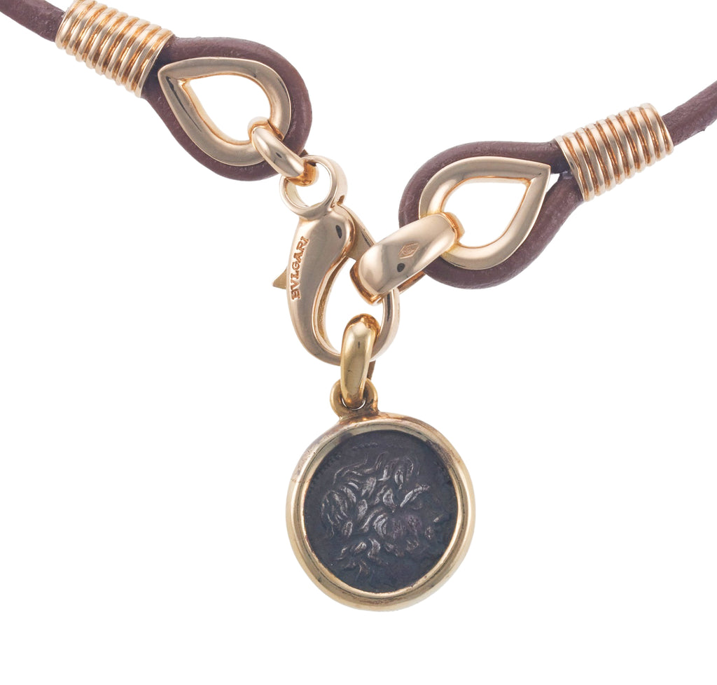 Sold at Auction: A Bvlgari Monete Coin Diamond Necklace