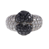 Chopard Black Diamond Gold Heart Ring