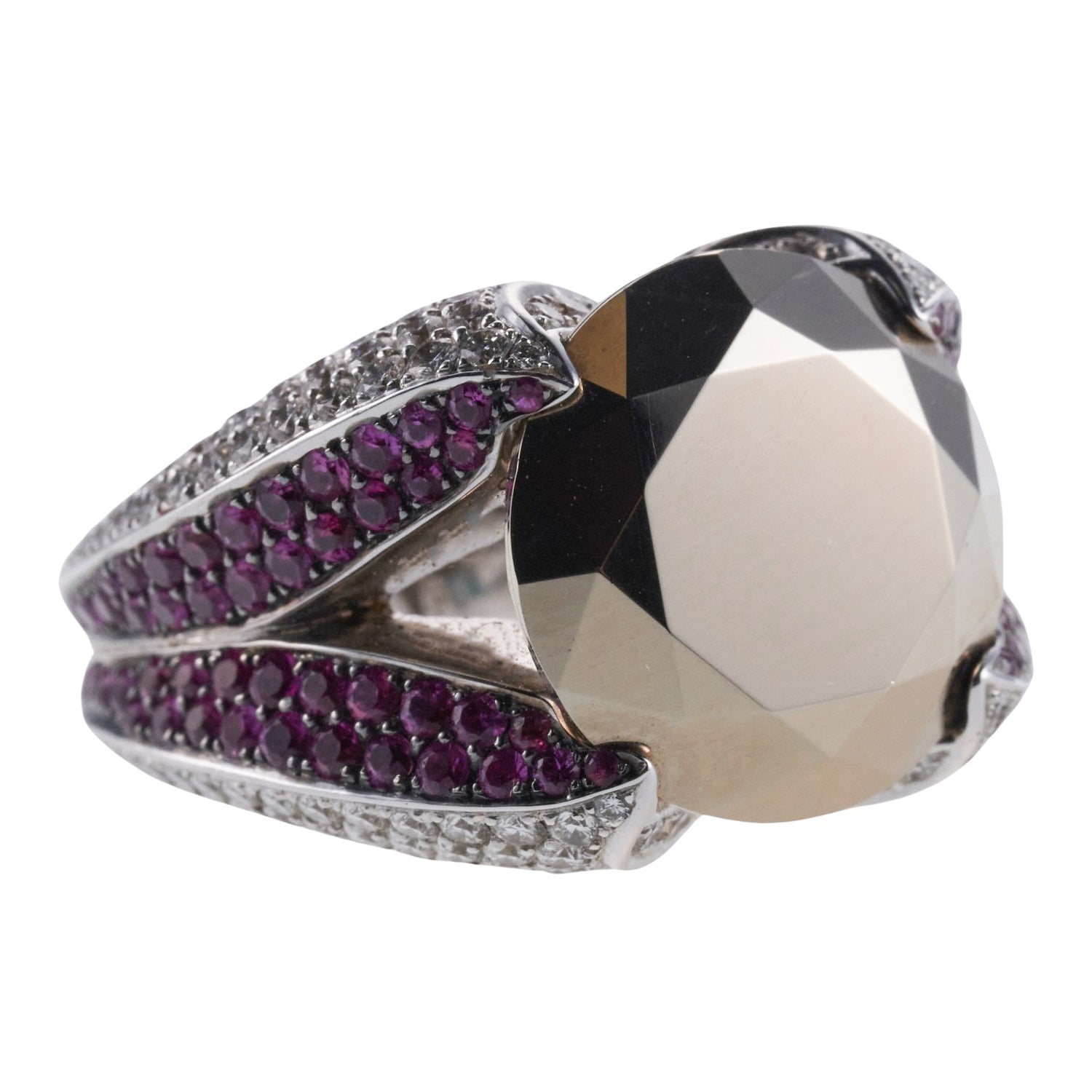 Chopard Diamond Ruby Gold Ring