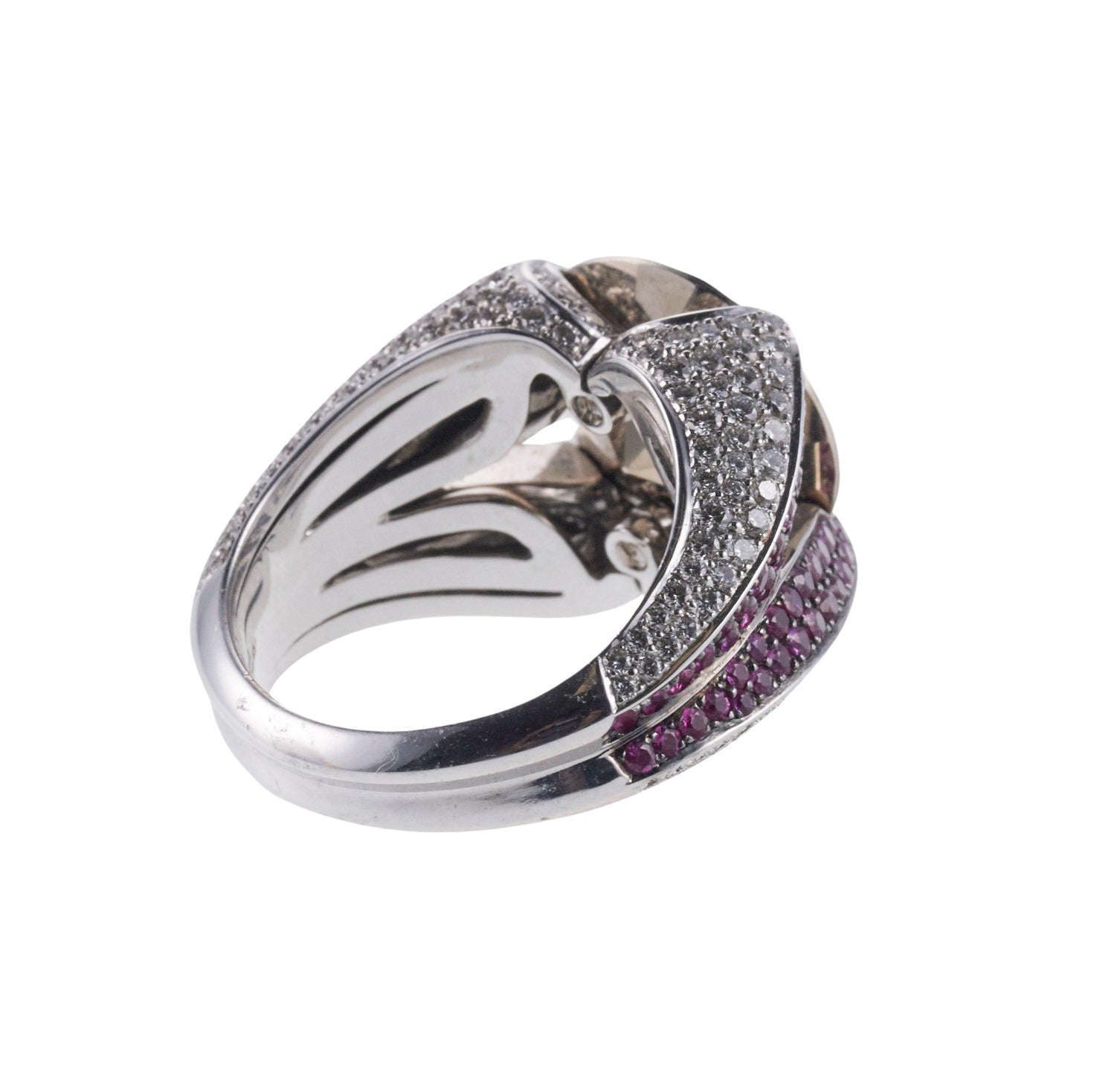 Chopard Diamond Ruby Gold Ring