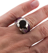 Chopard Diamond Ruby Gold Ring
