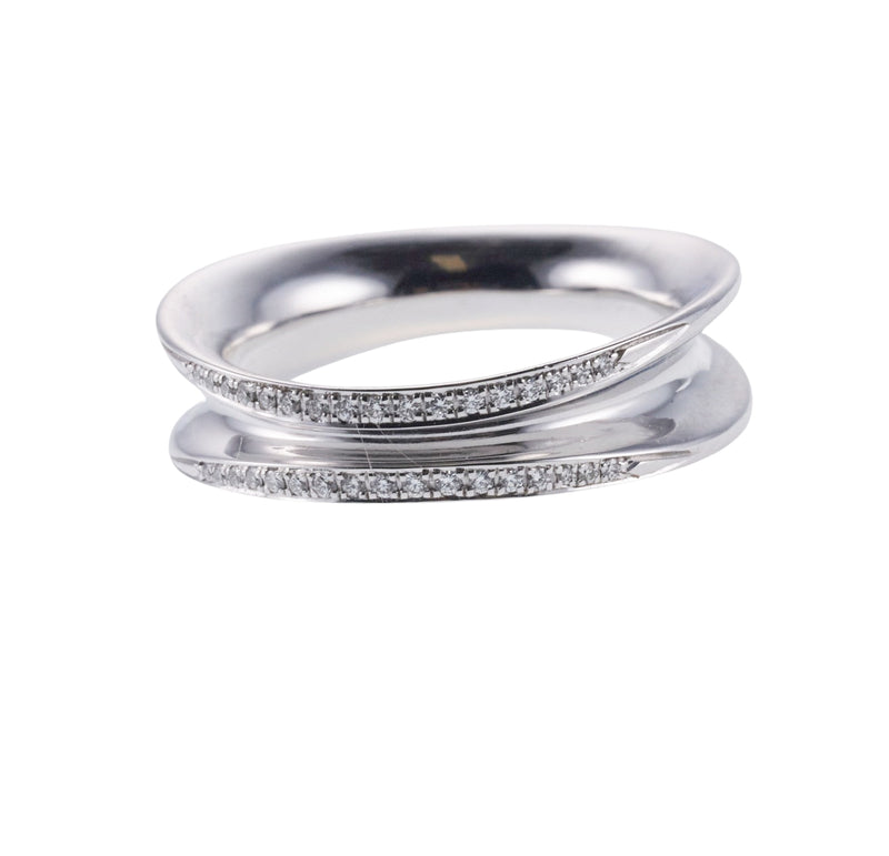 Chopard White Gold Diamond Band Ring