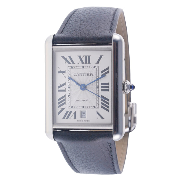 Cartier Tank Must XL Stainless Steel Automatic Watch 4324