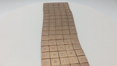 Antonio Bernardo Diamond Rose Gold Wide Bracelet