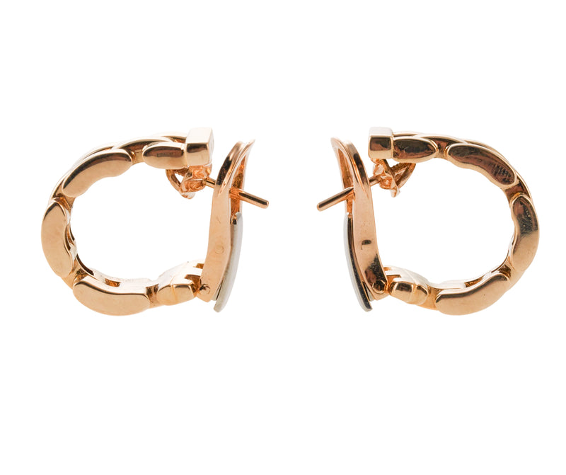 Cartier Maillon Panthere Gold Hoop Earrings