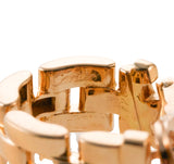 Cartier Maillon Panthere Gold Hoop Earrings