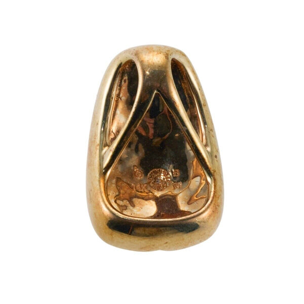 Asch Grossbardt Inlay Gemstone Gold Pendant