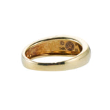 Asch Grossbardt MOP Inlay Gold Ring