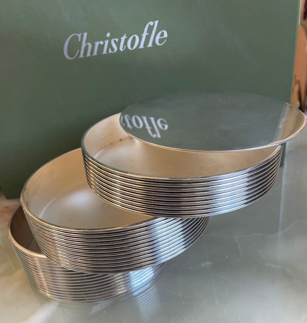 Christofle Movable 3 Tier Cantilever Box Desk Accessory