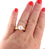 Mikimoto South Sea Pearl Gold Ring
