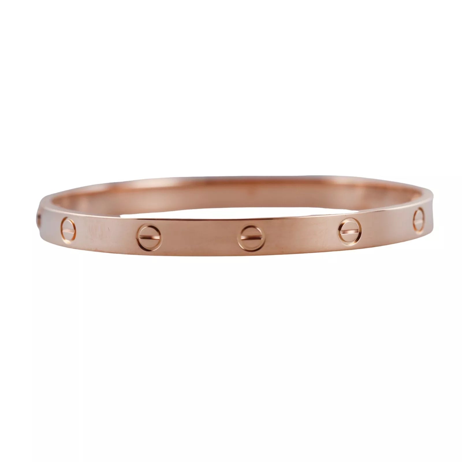 Cartier Love Rose Gold Bracelet Size 19