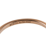 Tiffany & Co Soleste Platinum Setting V Gold Diamond Stackable Ring Set of 5