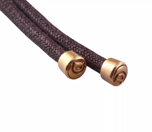 Damiani Infinito 18k Gold Diamond Snake Pendant Cord Necklace