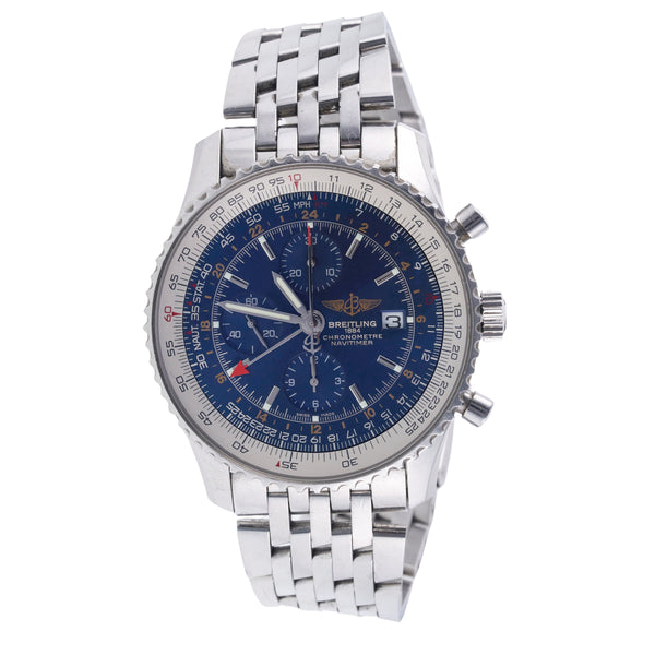 Breitling Navitimer GMT World Time Chronograph Watch A24322