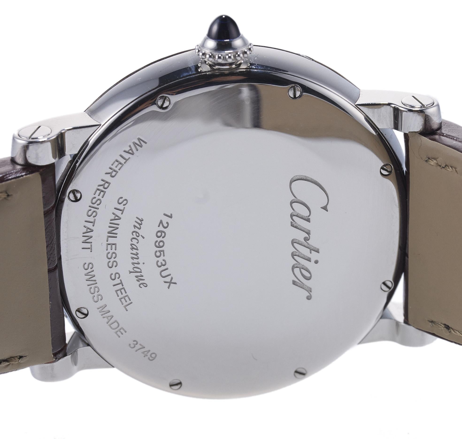 Cartier Rotonde Stainless Steel Manual Watch W1556369