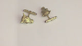 Andrew Grima Ruby Gold Bull's Head Large Cufflinks