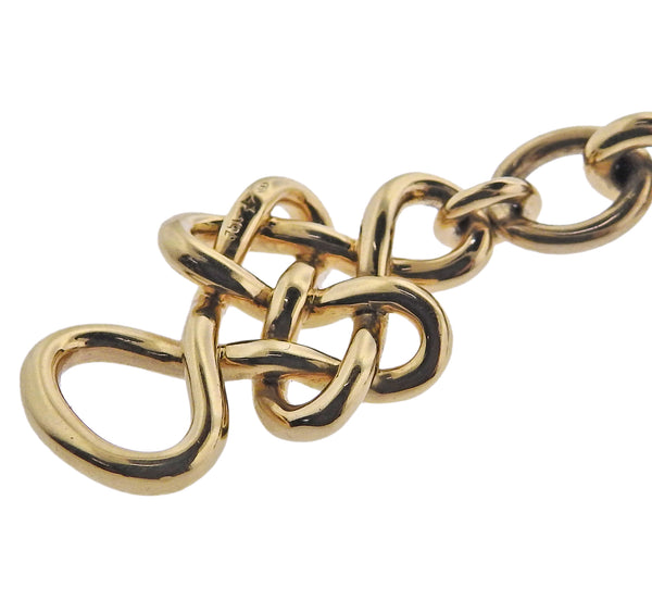 H Stern Diane Von Furstenberg DVF Crystal Gold Bracelet