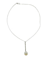 Assael South Sea Pearl Diamond Gold Pendant Necklace - Oak Gem