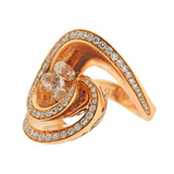 De Grisogono Chiocciolina 2.37ctw Diamond Gold Ring - Oak Gem