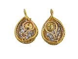 1960's Gold 4.00ctw Diamond Earrings - Oak Gem