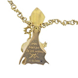 Salvador Dali San Narciso De La Moscas Gold Necklace