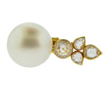 Assael Prince Dimitri Diamond South Sea Pearl Gold Earrings - Oak Gem