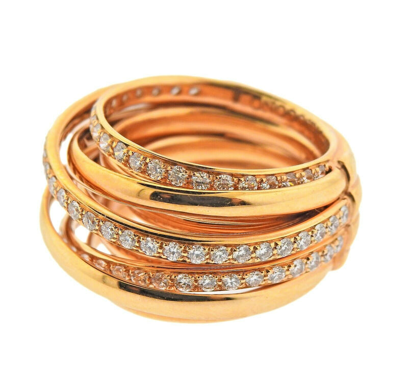 De Grisogono Allegra Diamond Gold Ring - Oak Gem