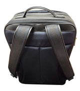 S.T. Dupont Black Perforated Leather Laptop Backpack