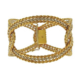 Two Tone Gold Large Link Bracelet - Oak Gem