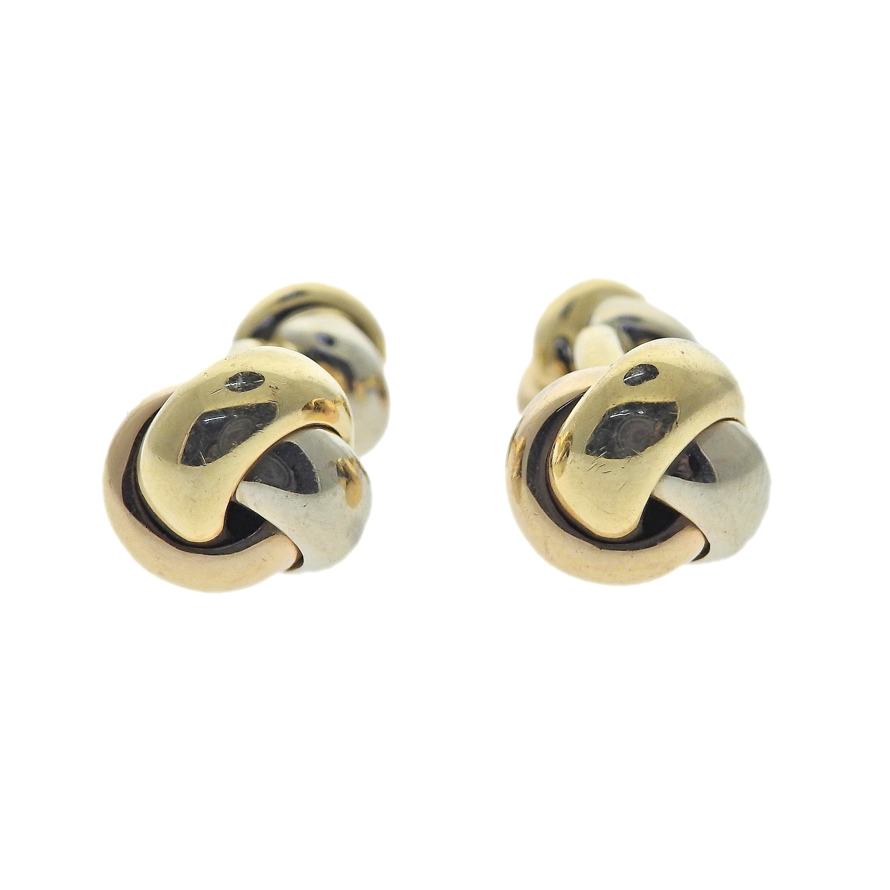 Cartier Trinity Gold Cufflinks