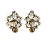 Buccellati Honeycomb Gold Diamond Earrings - Oak Gem
