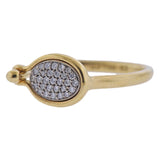 Georg Jensen Savannah 18k Gold Diamond Ring 1506 C