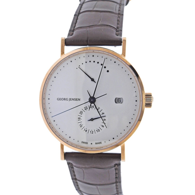 Georg Jensen Koppel 18k Gold Automatic GMT Men's Watch 3515423