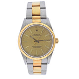Rolex Oyster Perpetual 34mm Two Tone Automatic Watch 14233
