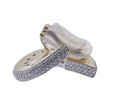 Vhernier Verso Diamond Gold Earrings
