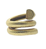 David Webb Gold Nail Ring