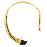 Tiffany & Co Elsa Peretti Black Jade Gold Necklace - Oak Gem