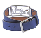 Hermes Swift Caleche Double Tour Equestrian Wrap Leather Bracelet