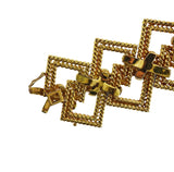 1970s Tiffany & Co Gold Wide Bracelet - Oak Gem
