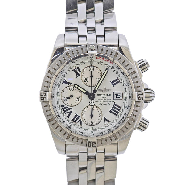 Breitling Chronomat Evolution Chronograph Automatic Stainless Steel Watch A13356