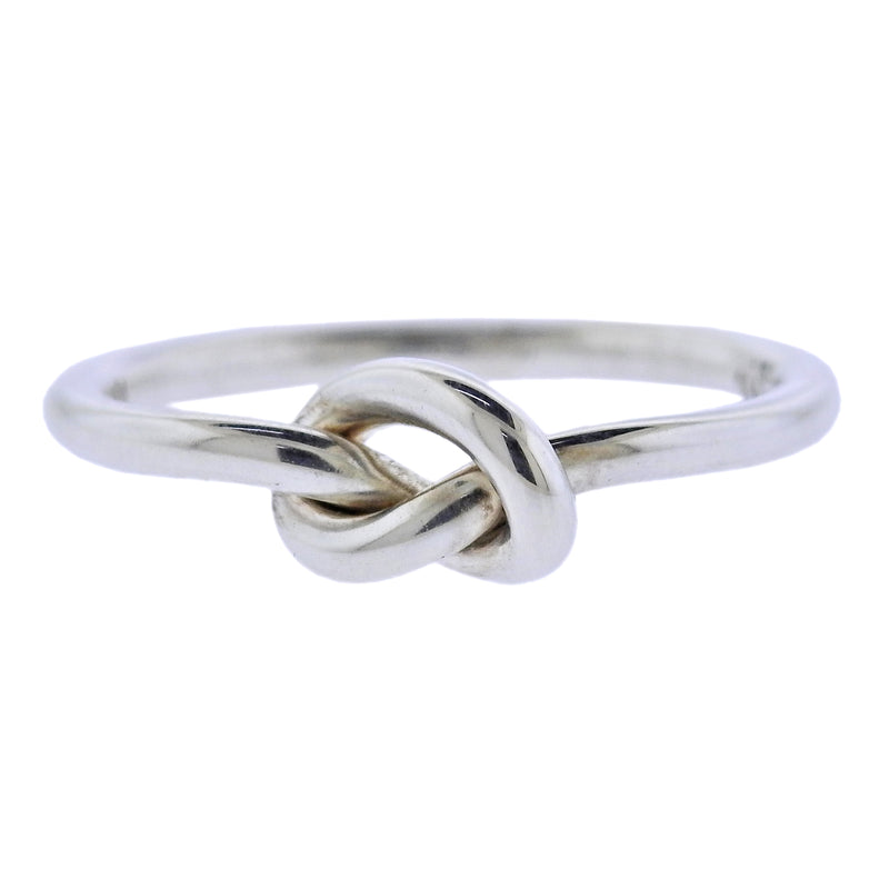 Georg Jensen Love Knot Silver Ring A 44 B – Oak Gem