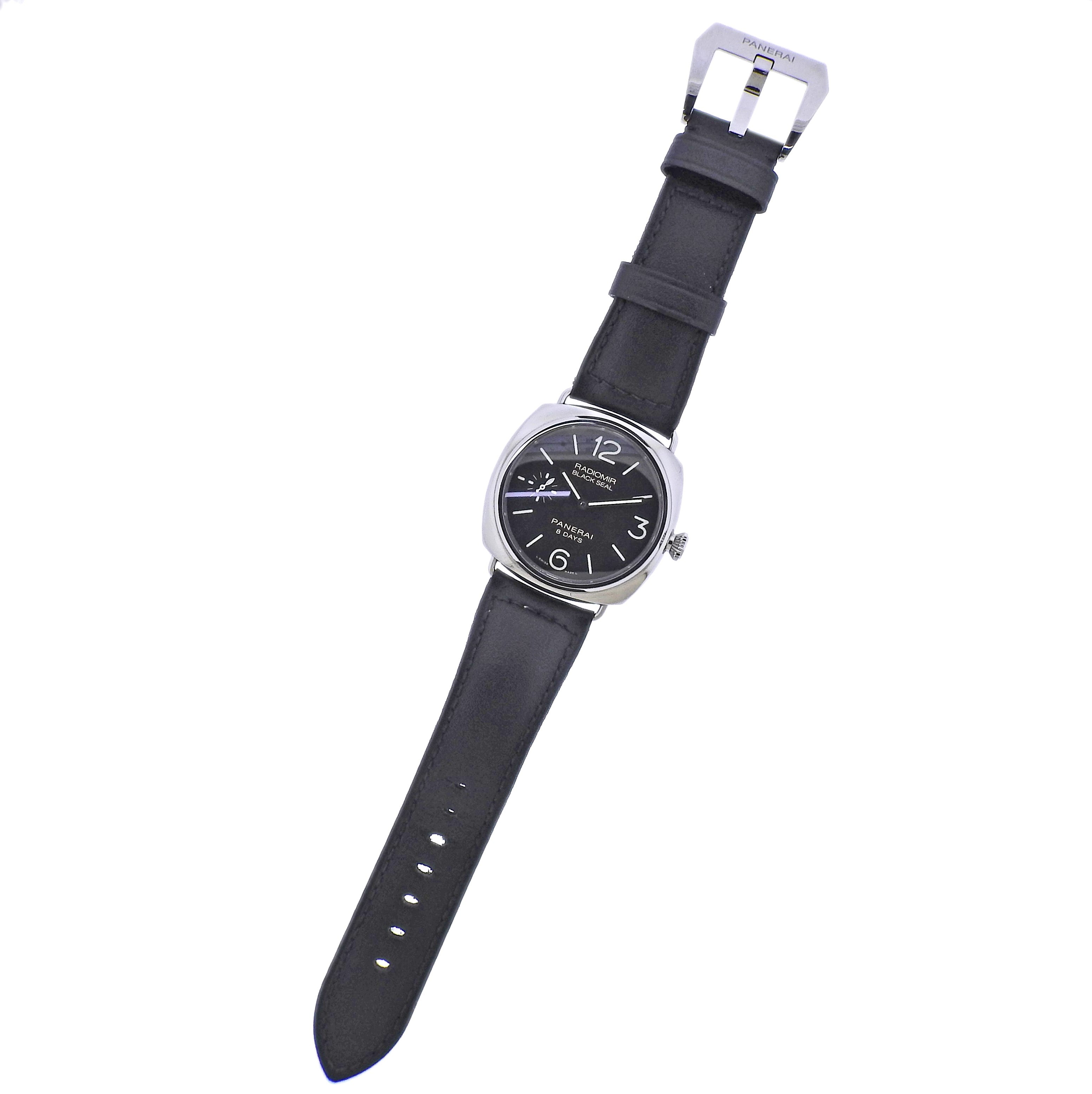 Panerai Radiomir Black Seal 8 Day Power Reserve Watch PAM00609