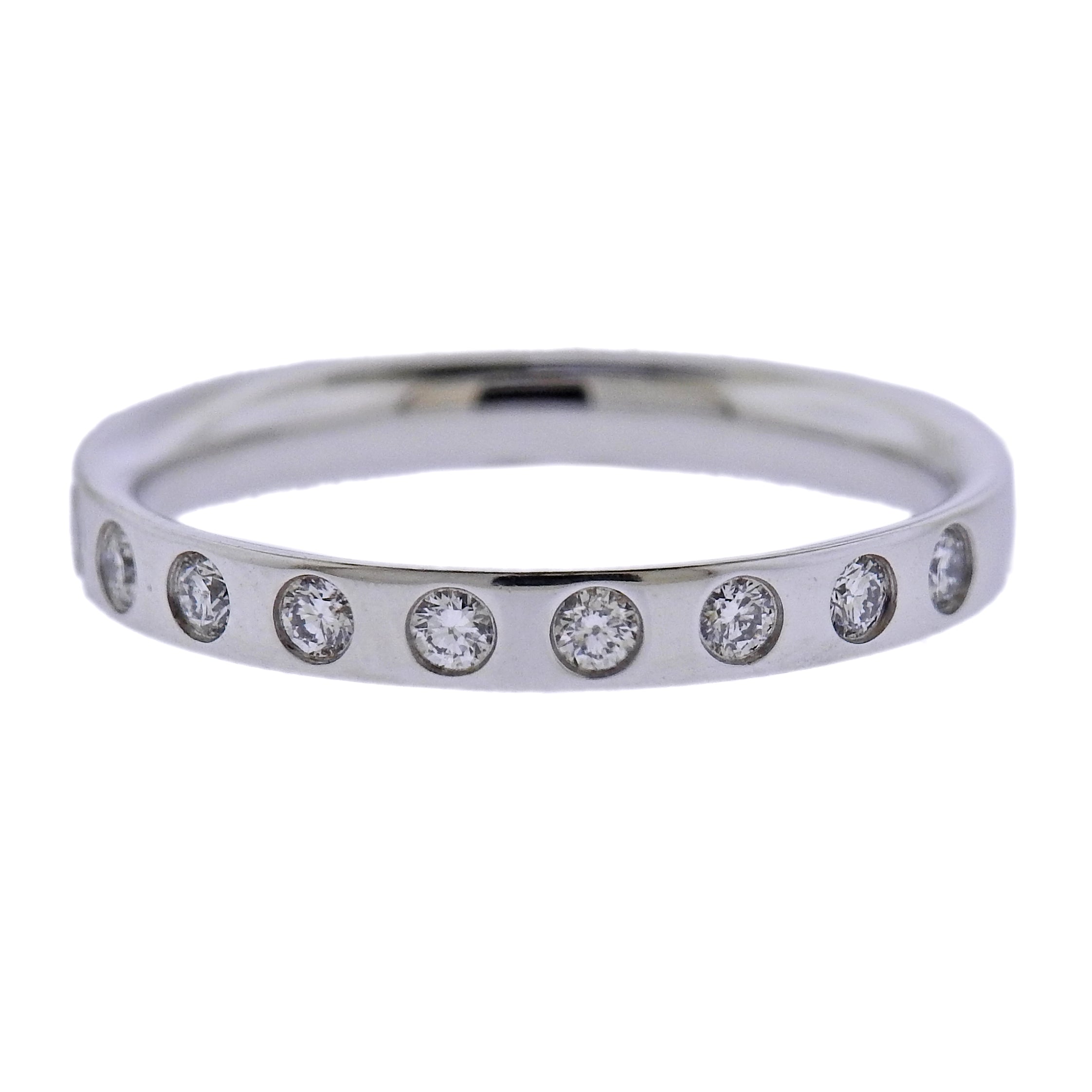 Georg Jensen 18k White Gold Magic Diamond Ring 1513 B