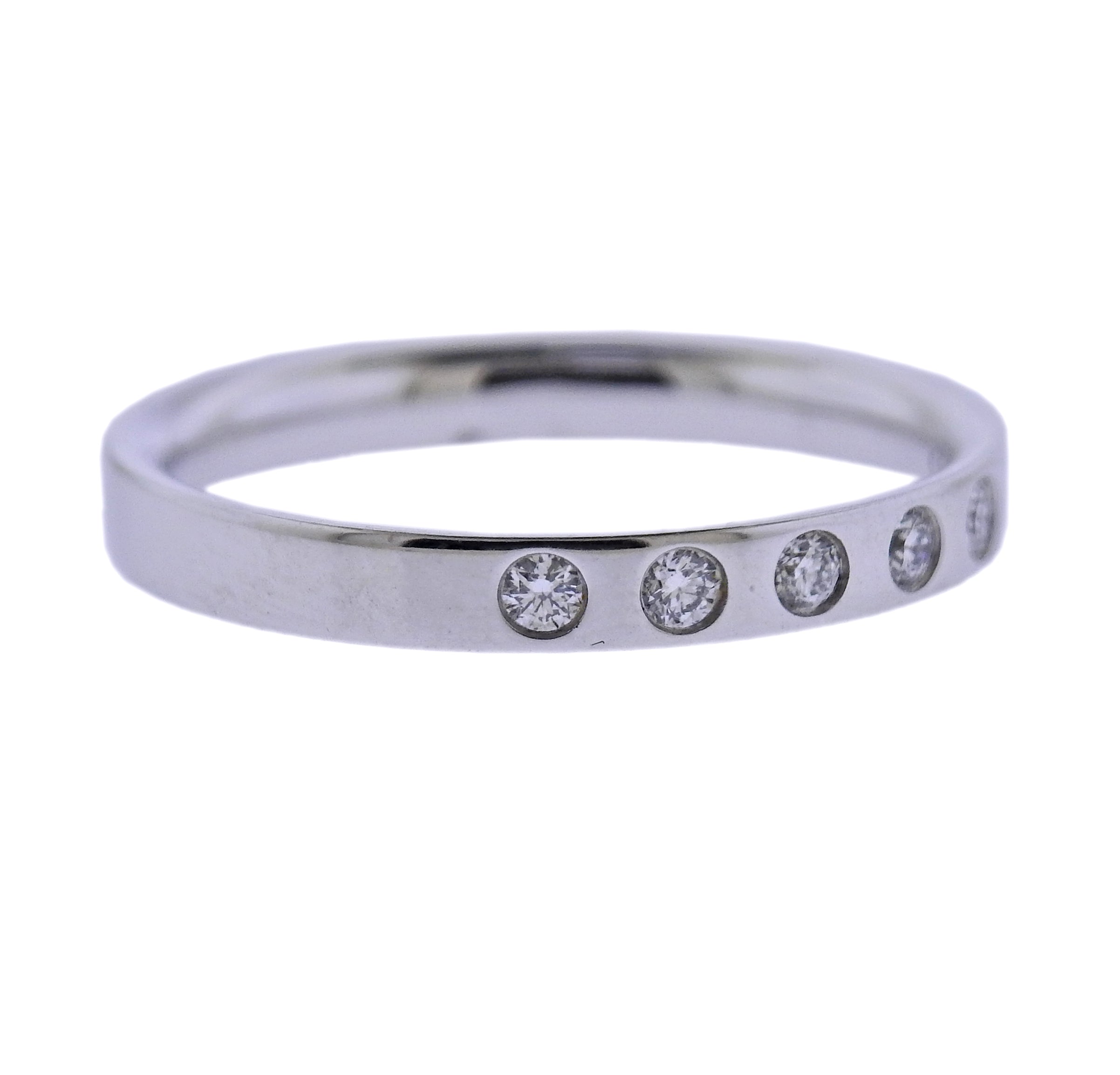 Georg Jensen 18k White Gold Magic Diamond Ring 1513 B