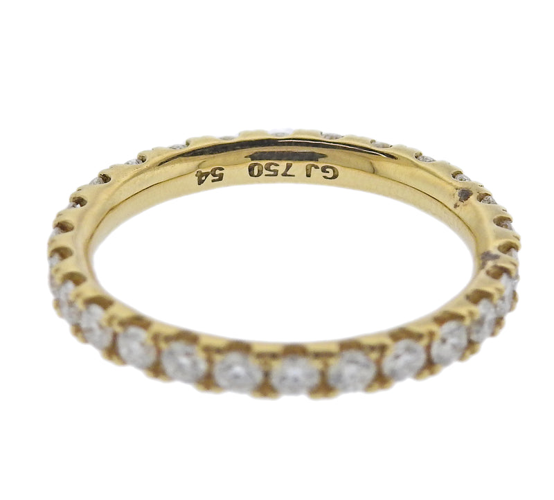 Georg Jensen 18k Yellow Gold Aurora Diamond Ring 1553 D