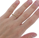 Georg Jensen 18k Yellow Gold Aurora Diamond Ring 1553 B