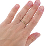 Georg Jensen 18k Yellow Gold Aurora Diamond Ring 1553 A